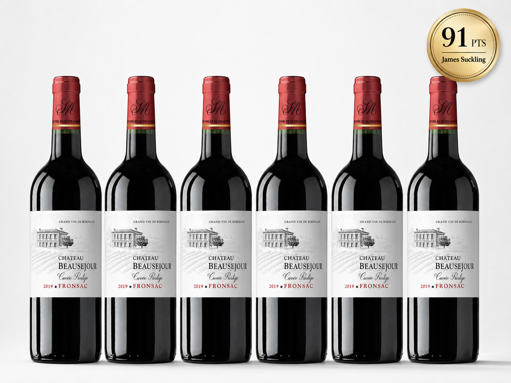 Château Beauséjour Cuvée Prestige 2019 – kasse à 6 flasker