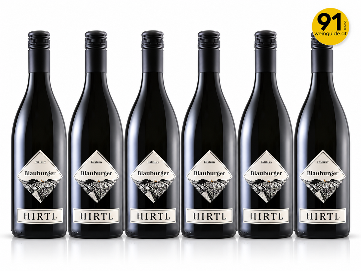 Weingut Hirtl Blauburger Exklusiv 2024 – 6 flasker med officiel 91-point udmærkelse