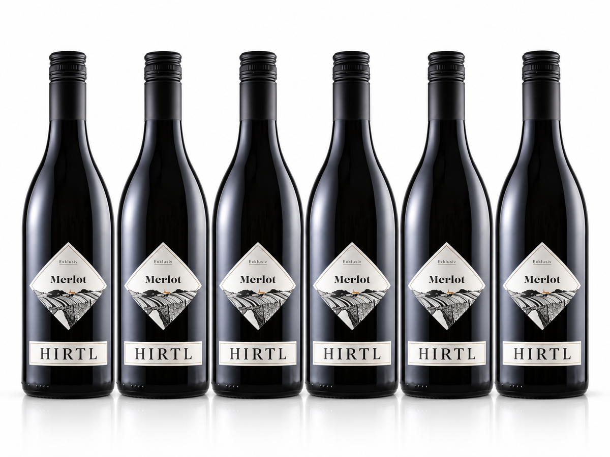 Weingut Hirtl Merlot Exklusiv 2025 – 6 flasker
