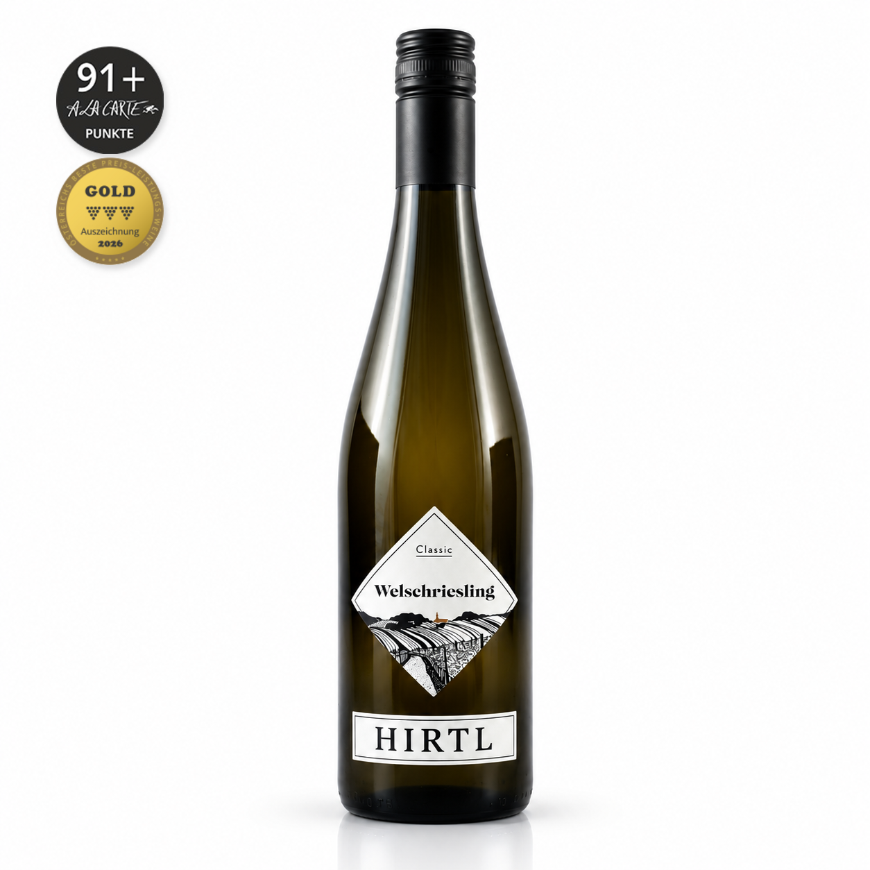 Weingut Hirtl Welschriesling Classic 2025 – 1 flaske med officielle udmærkelser